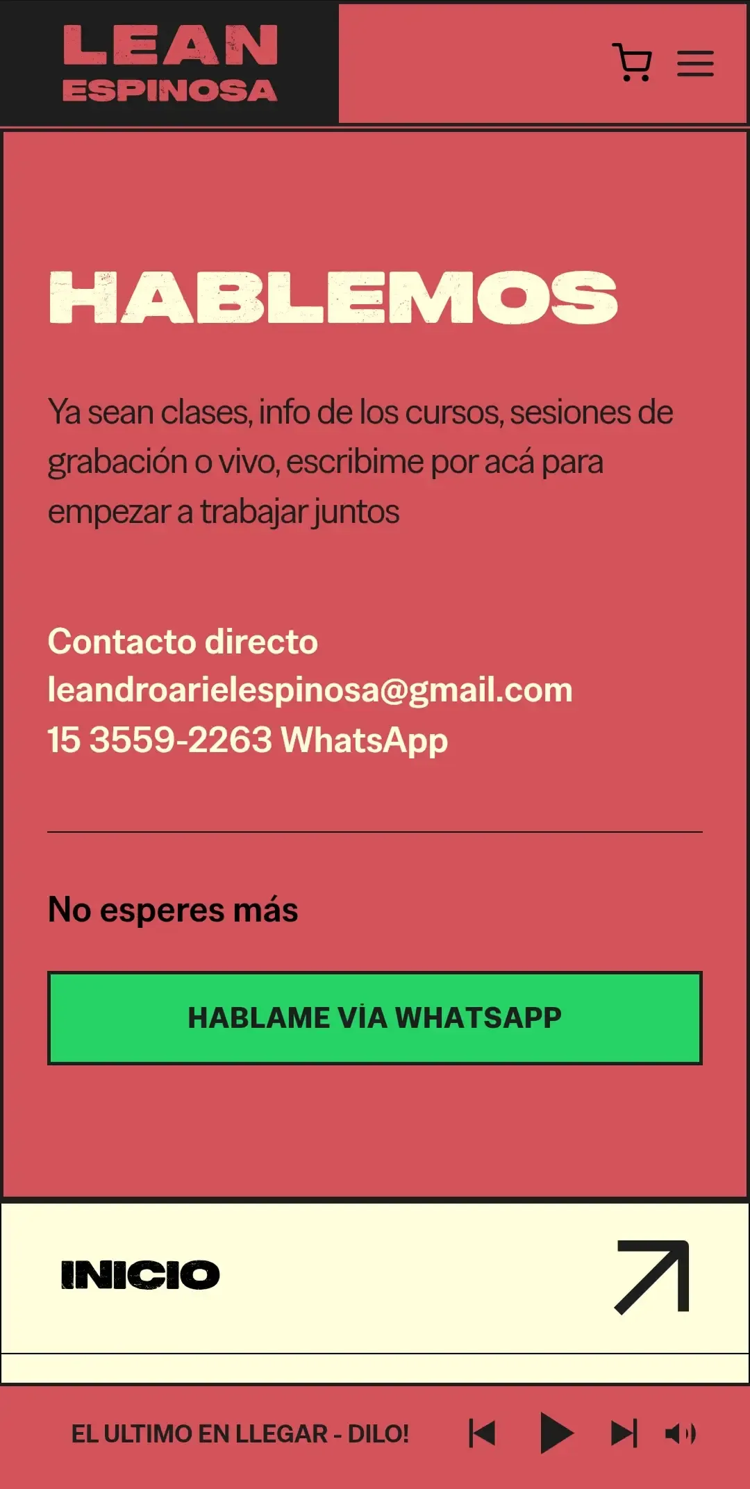 Lean Espinosa: pantalla mobile 10