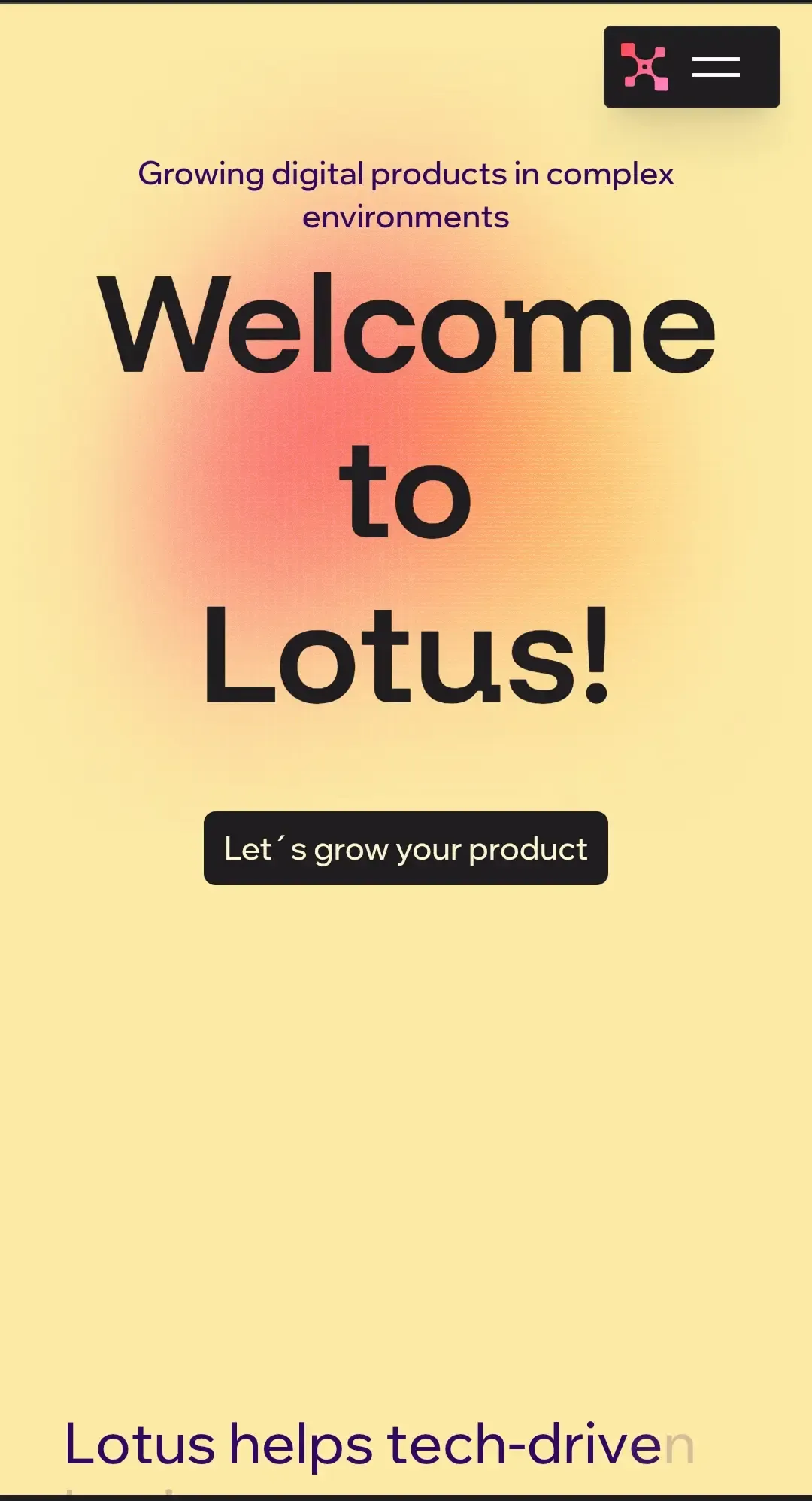 itsLotus: pantalla mobile 1